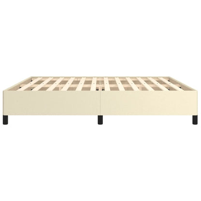 Bettgestell Creme 200x200 cm Kunstleder