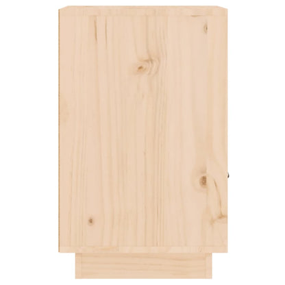 Nachttische 2 Stk. 40x34x55 cm Massivholz Kiefer