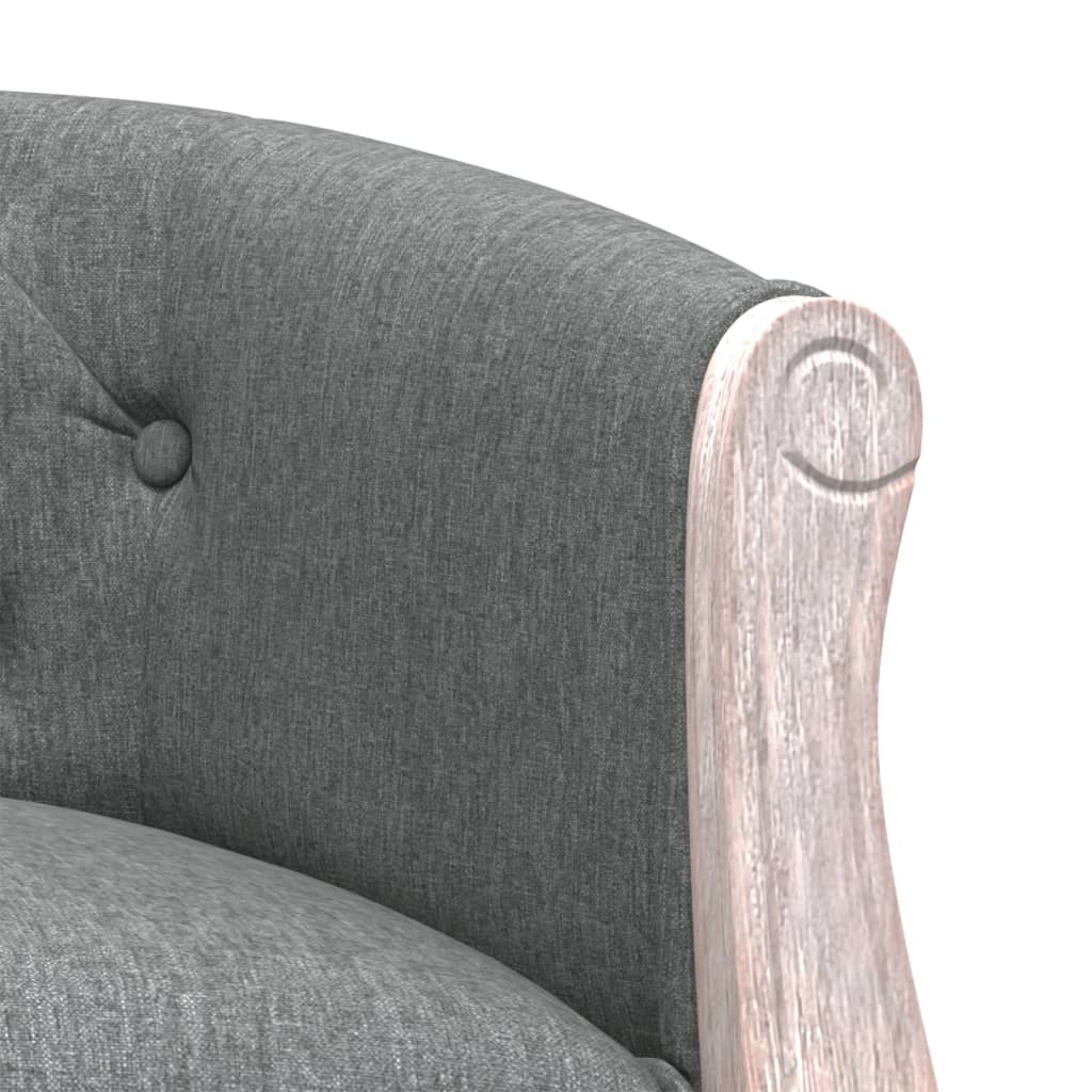 Klupa tamno siva 98x56x69 cm štof