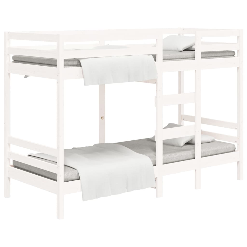 Bunk bed white 90x190 cm solid pine