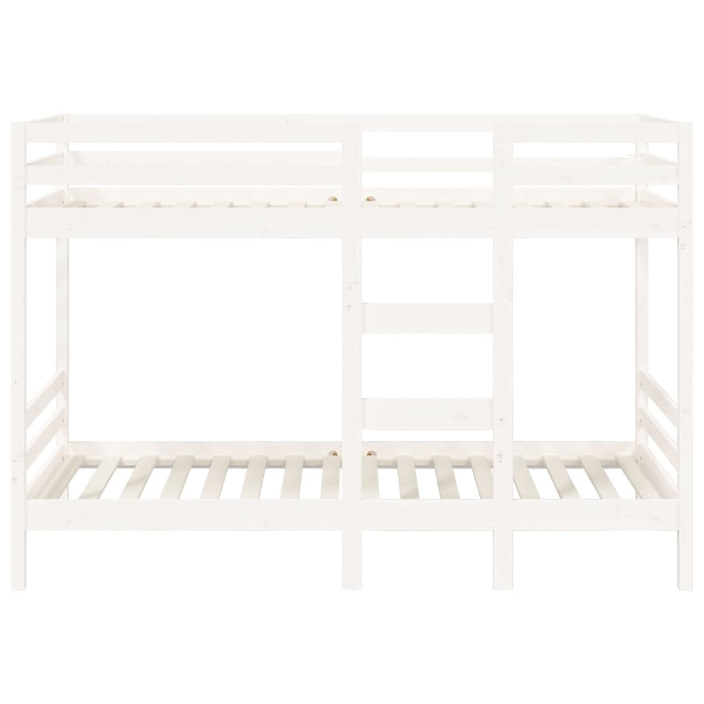 Bunk bed white 90x190 cm solid pine