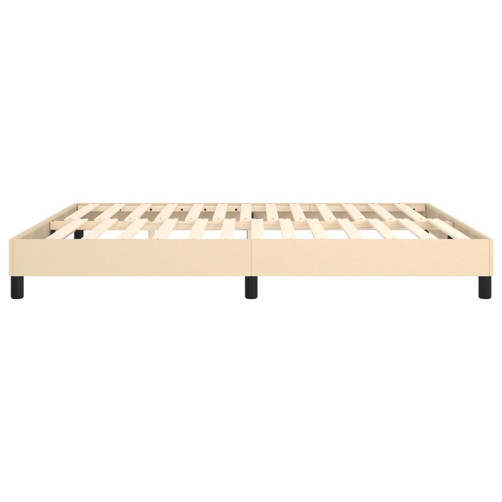 Bed frame cream 180×200 cm fabric