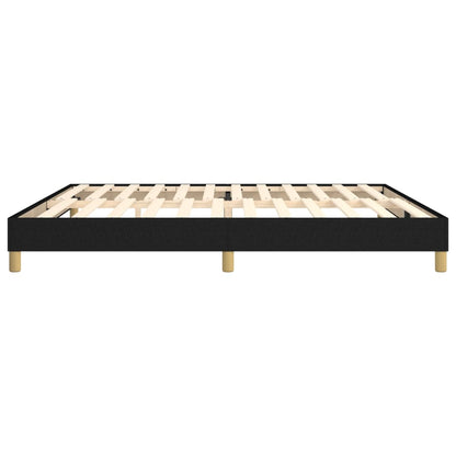 Bettgestell ohne Matratze Schwarz 200x200 cm Stoff