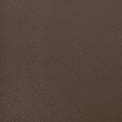 Bettgestell Braun 140x200 cm Kunstleder