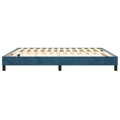 Okvir kreveta tamnoplavi 180x200 cm baršun