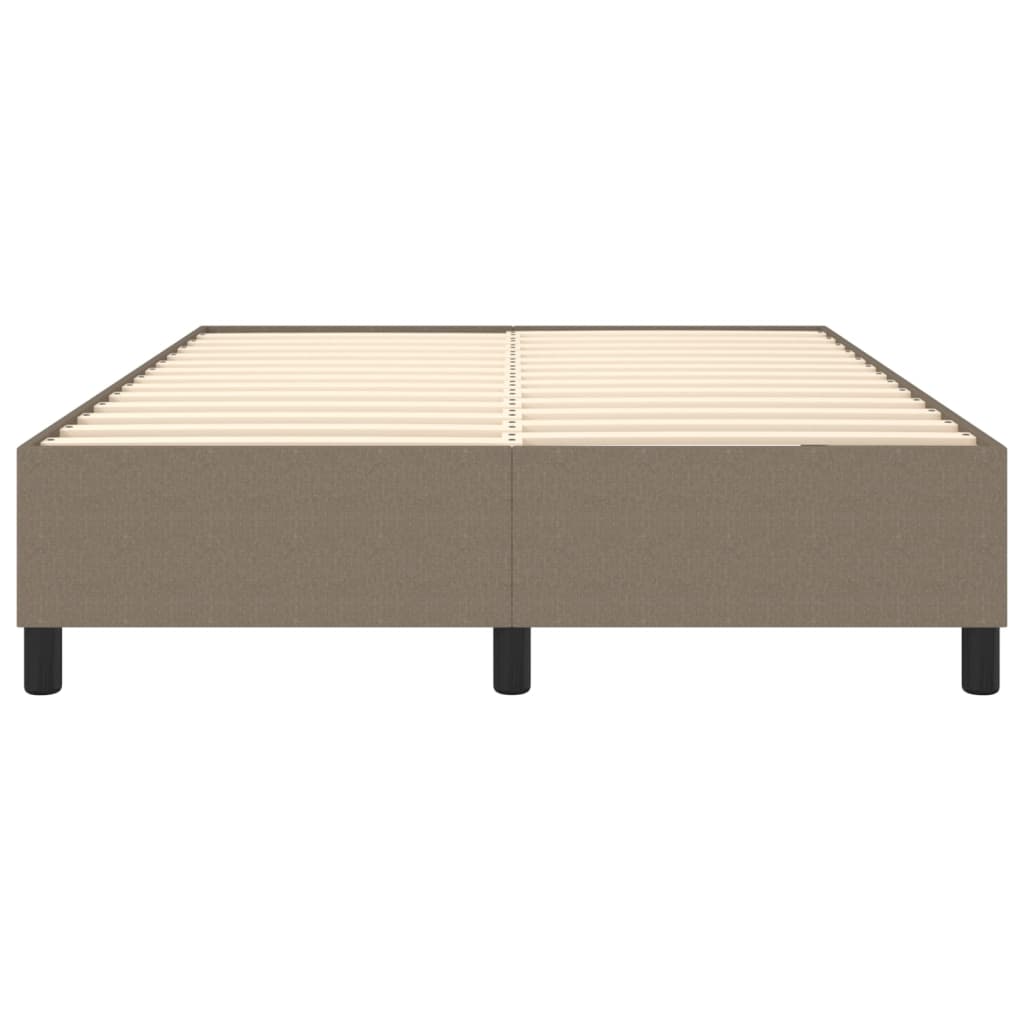 Bettgestell ohne Matratze Taupe 140x200 cm Stoff