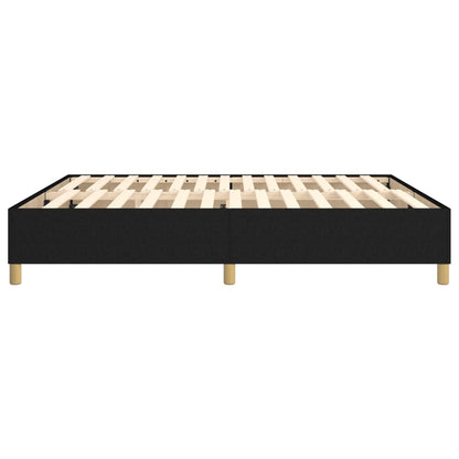 Bettgestell ohne Matratze Schwarz 180x200 cm Stoff