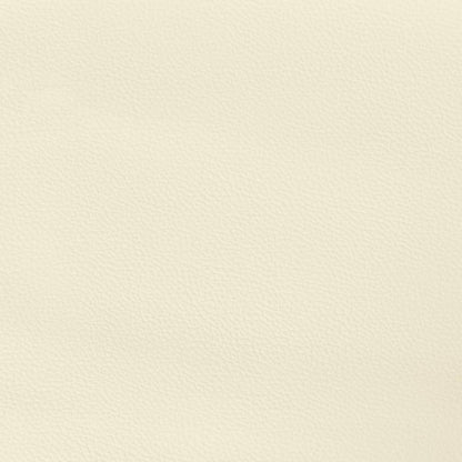 Bettgestell mit Kopfteil Creme 90x200 cm Kunstleder