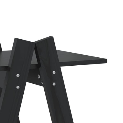 Regal mit 5 Böden A-Form 110x40x180,5 cm Massivholz Kiefer