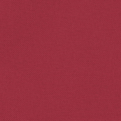 Clubsessel mit Fußhocker Weinrot Stoff