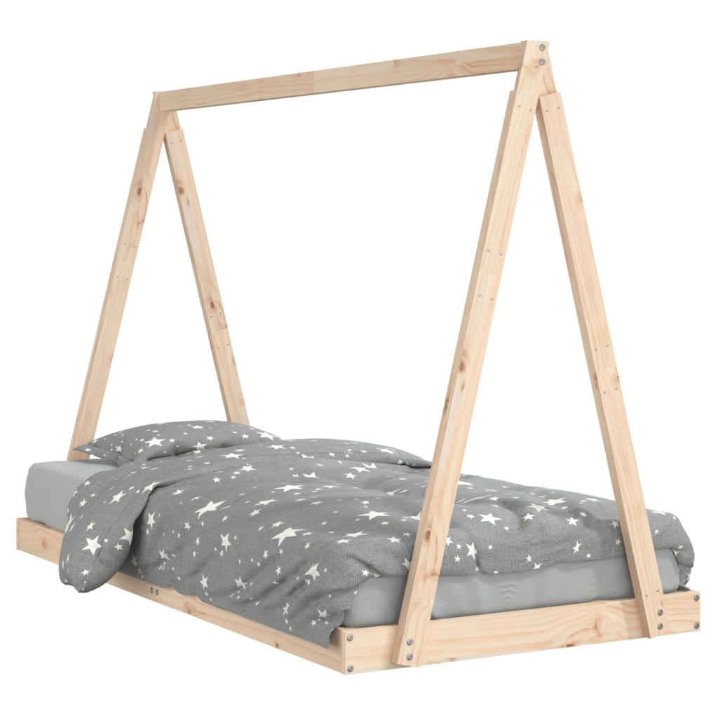 Children's bed 90x190 cm solid pine wood