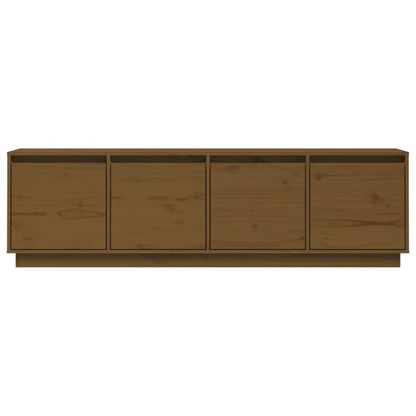 TV-Schrank Honigbraun 156x37x45 cm Massivholz Kiefer