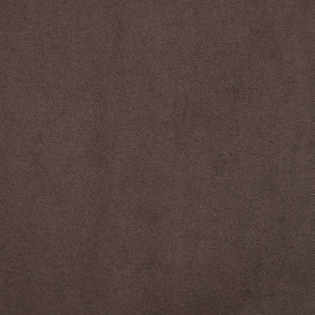 Stolica za ljuljanje sa stolicom klizna smeđa tkanina