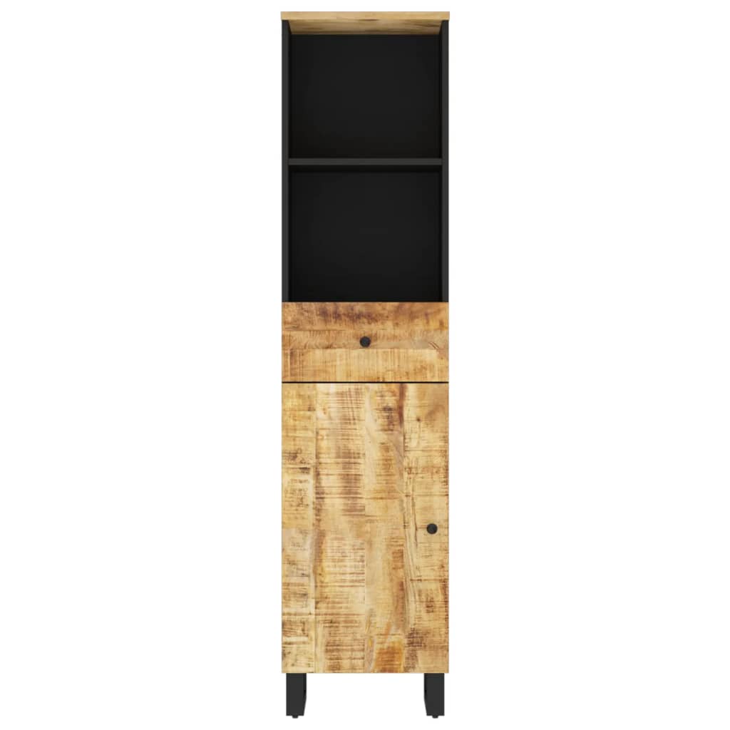 Bathroom cabinet 38x33x160 cm solid mango wood