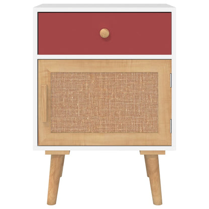 Nachttische 2 Stk. Weiß 40x30x55 cm Holzwerkstoff