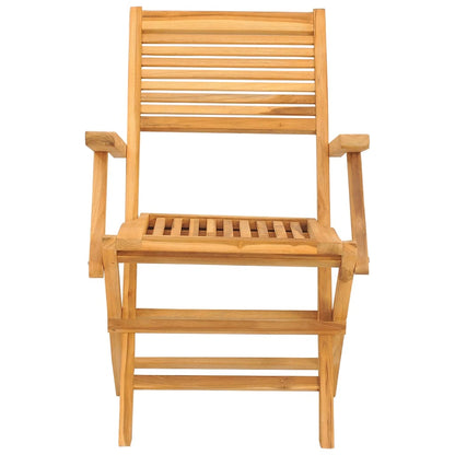 Gartenstühle 2 Stk. Klappbar 55x62x90 cm Massivholz Teak