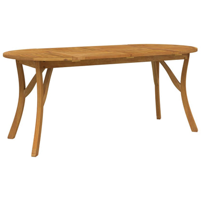 Garden table 200x90x75 cm solid acacia wood
