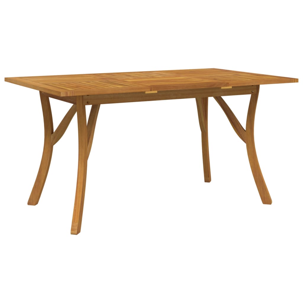 Garden table 150x90x75 cm solid acacia wood