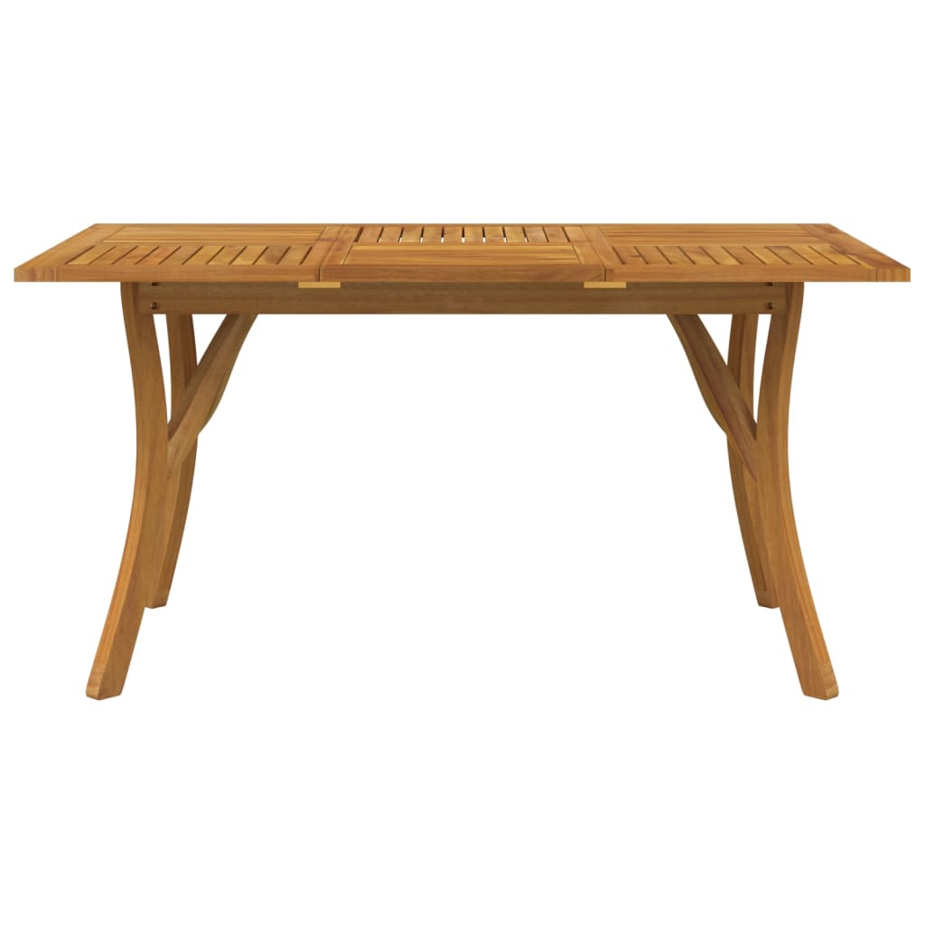 Garden table 150x90x75 cm solid acacia wood