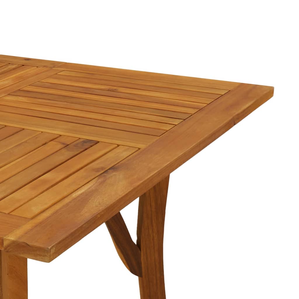 Garden table 150x90x75 cm solid acacia wood
