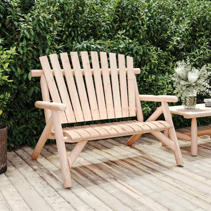 Garden bench 2-seater 119x85x98 cm solid spruce wood