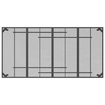 Garden table anthracite 200x100x72 cm steel grid