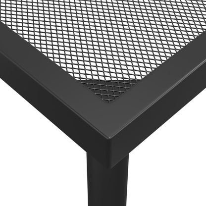 Garden table anthracite 200x100x72 cm steel grid