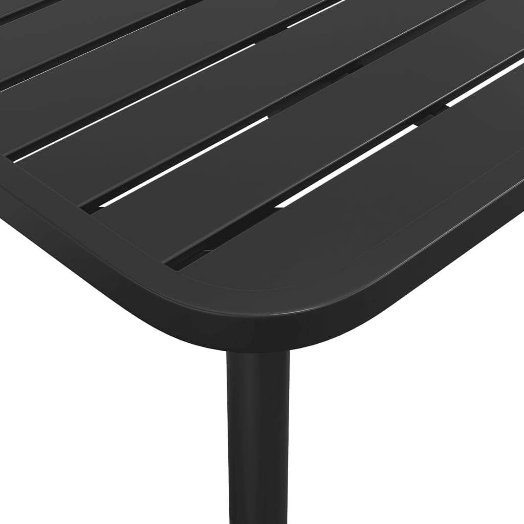 Garden table anthracite 100x100x71 cm steel