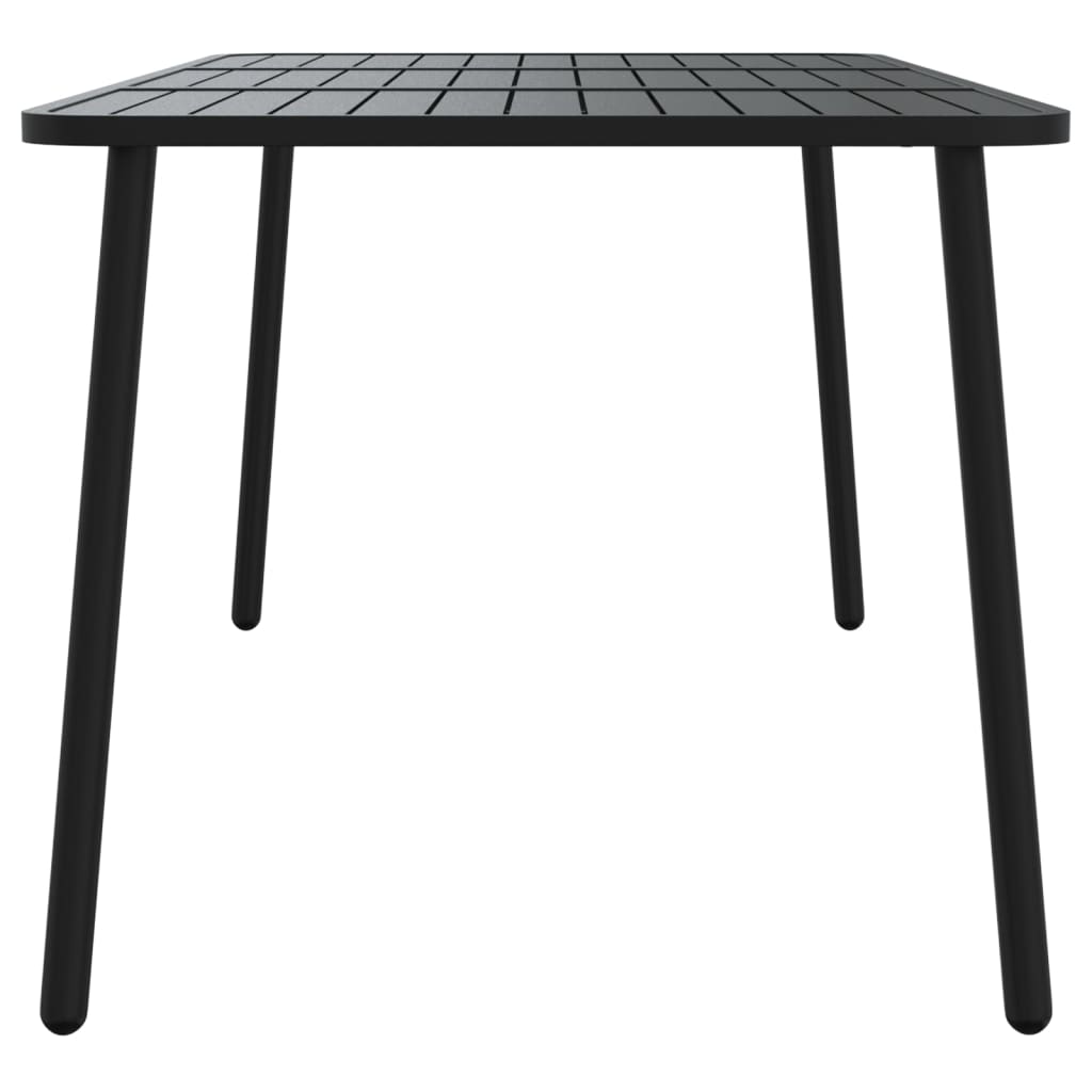 Garden table anthracite 165x80x71 cm steel