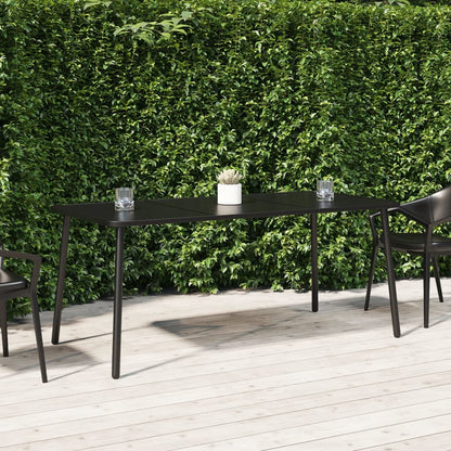 Garden table anthracite 165x80x71 cm steel