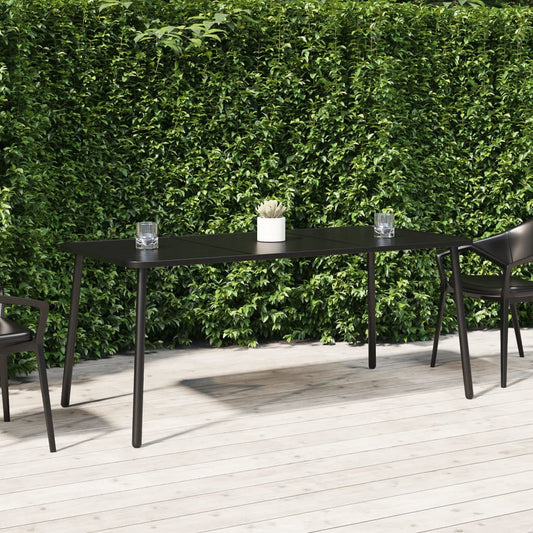 Garden table anthracite 165x80x71 cm steel