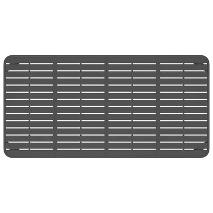 Garden table anthracite 200x100x71 cm steel