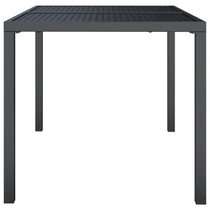Garden table anthracite 110x80x72 cm steel