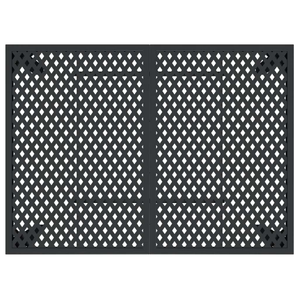 Garden table anthracite 110x80x72 cm steel