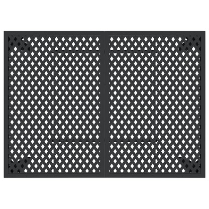 Garden table anthracite 110x80x72 cm steel