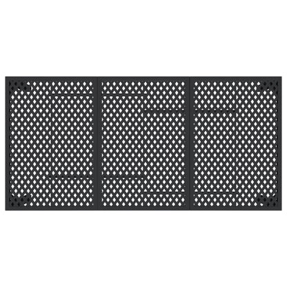 Garden table anthracite 165x80x72 cm steel