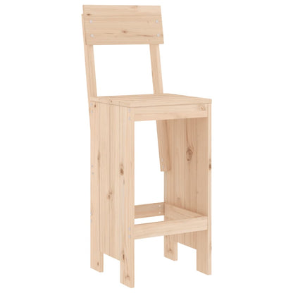 Bar stool 2 pcs. 40x48.5x115.5 cm solid pine wood