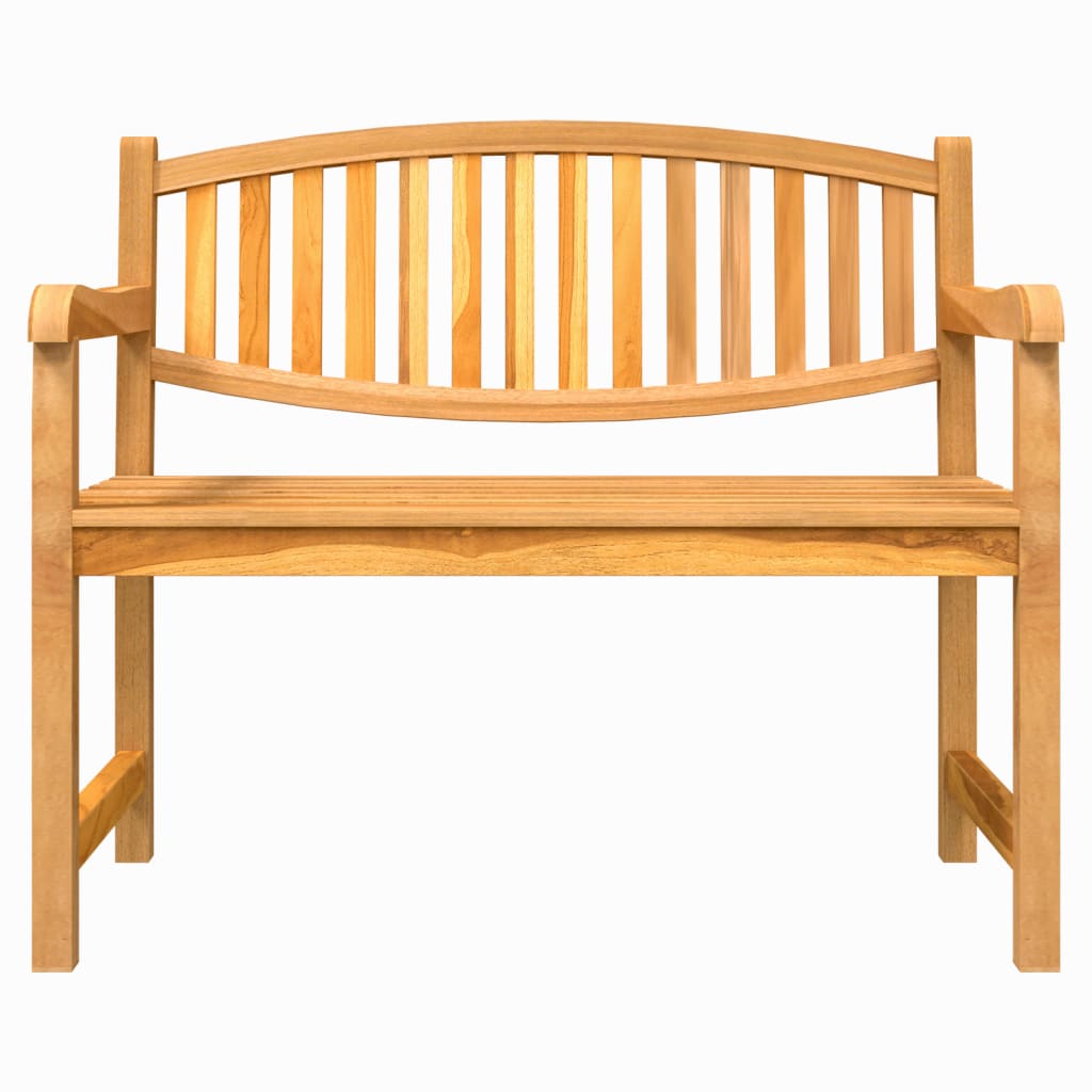Garden bench 114x59x87 cm solid teak wood