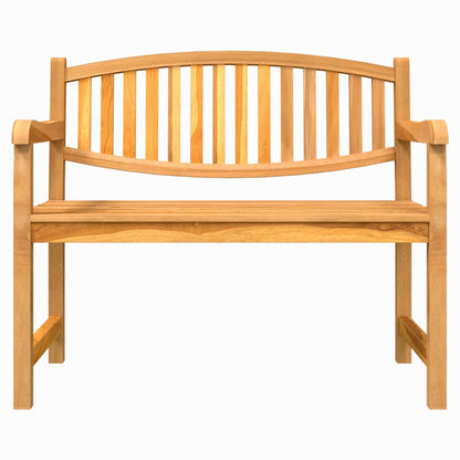 Garden bench 114x59x87 cm solid teak wood
