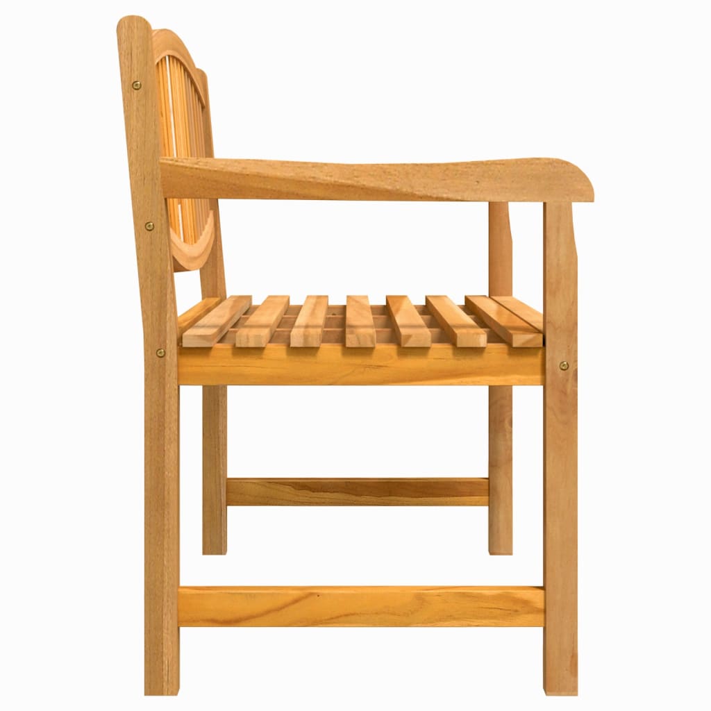 Garden bench 114x59x87 cm solid teak wood