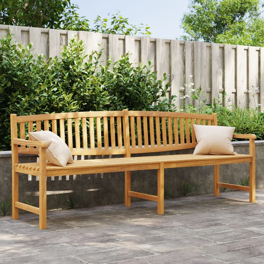 Garden bench 228x59,5x90 cm solid teak wood