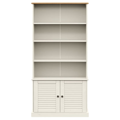 Bookcase VIGO white 85x35x170 cm solid pine