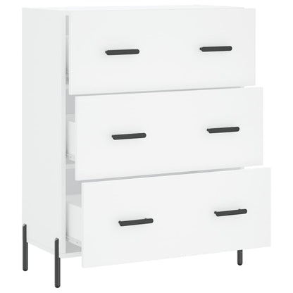 Komoda bijela 69,5x34x90 cm od drveta