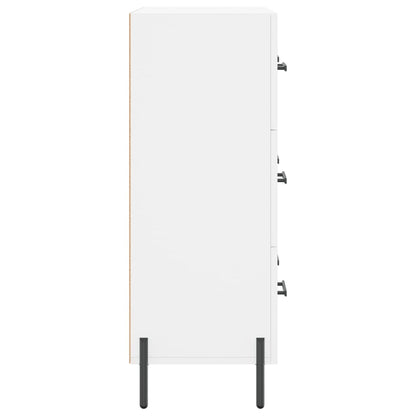 Komoda bijela 69,5x34x90 cm od drveta