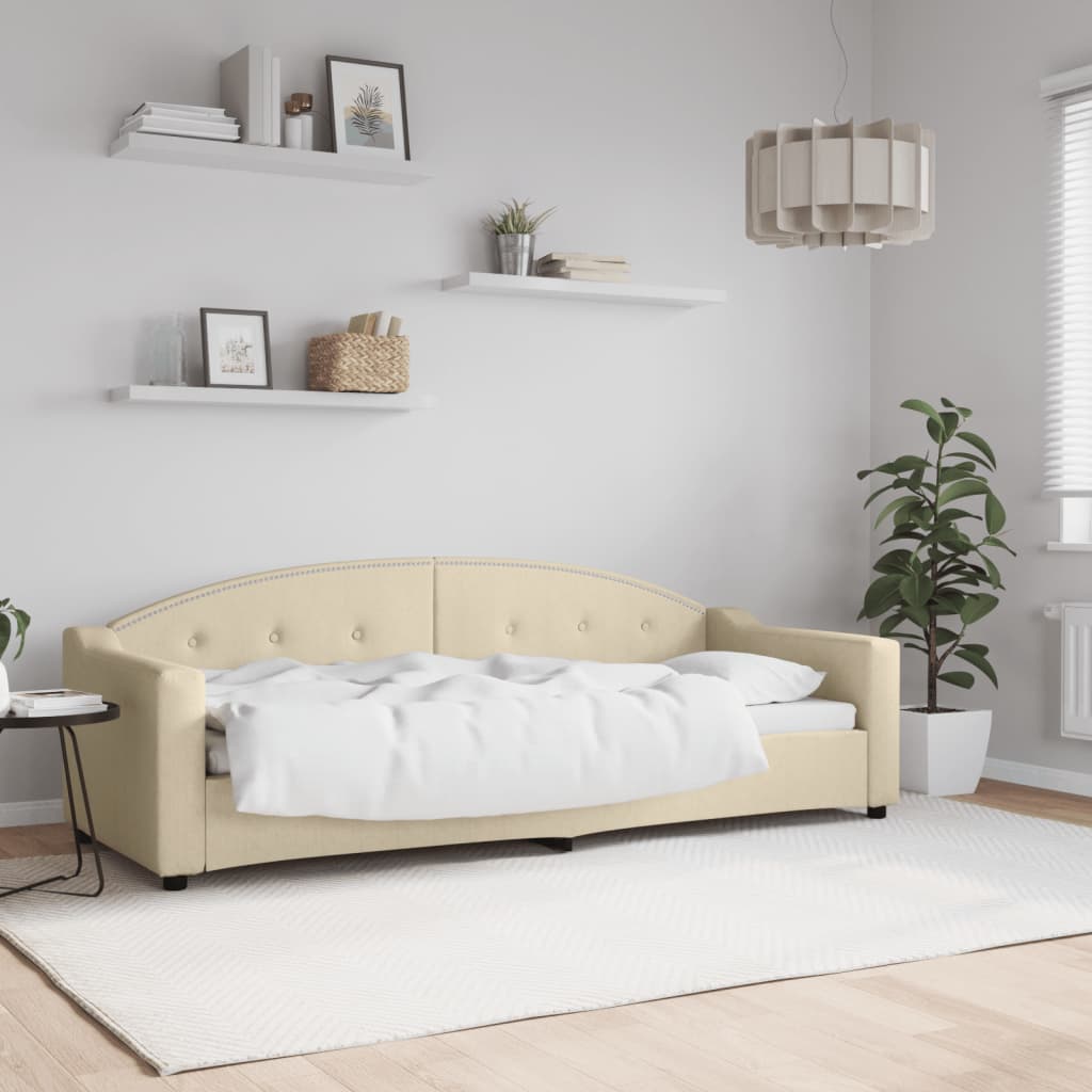 Daybed cream 80x200 cm fabric