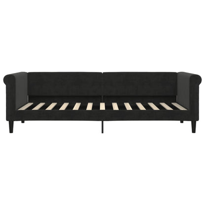 Daybed Black 80x200 cm Velvet