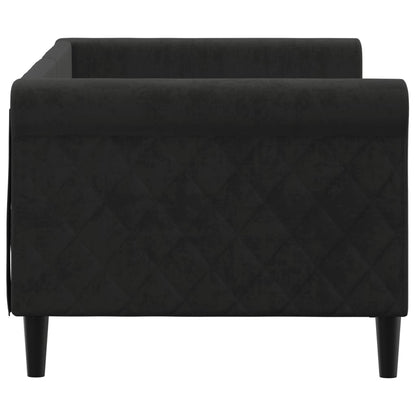 Daybed Black 80x200 cm Velvet