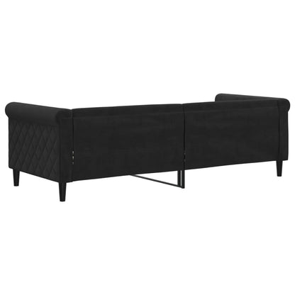 Daybed Black 80x200 cm Velvet