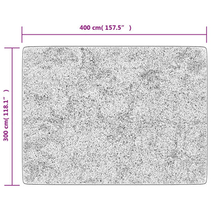 Perivi tepih Višebojni 400x300 cm Neklizajući