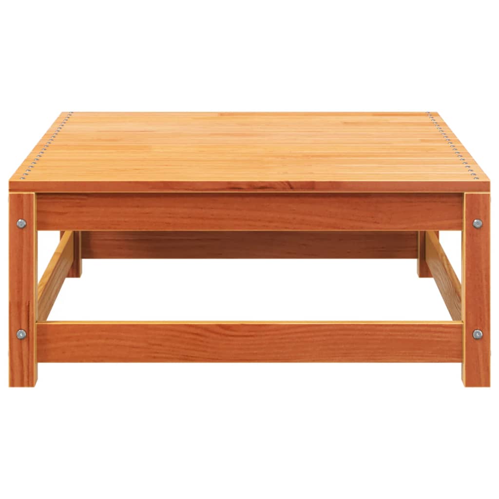 Garten-Ecksofa mit Kissen und Hocker